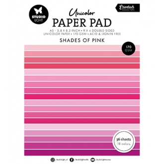 Paper Pad A5 Shades of Pink...